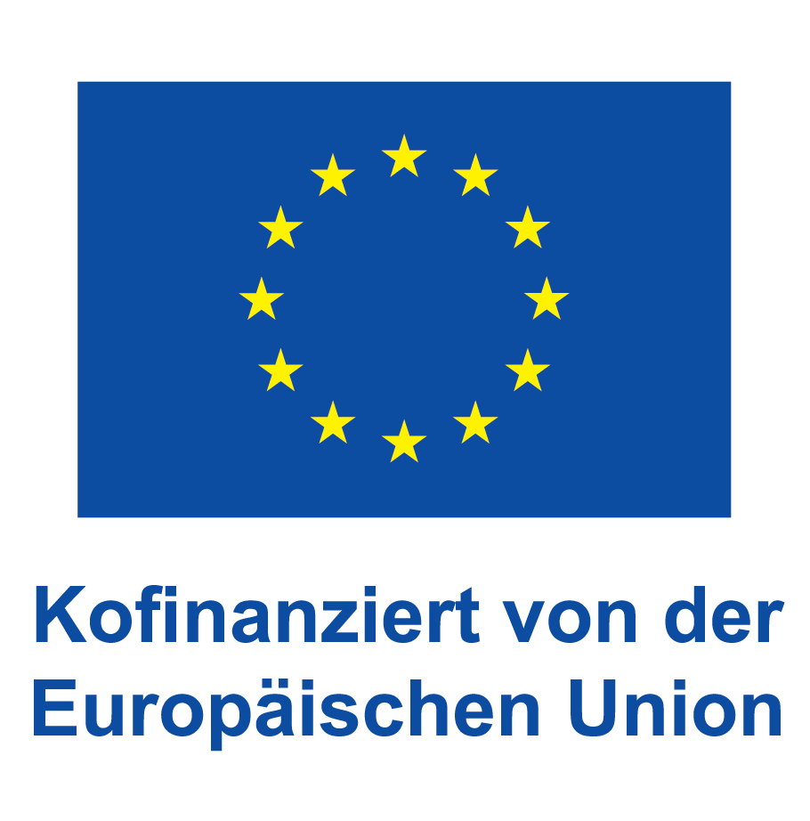 DE-Kofinanziert von der Europäischen Union-vertikal-gelb